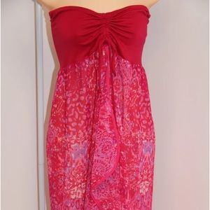 RAVIYA bathing suit cover up size small, hot pink, easy on and off at be…